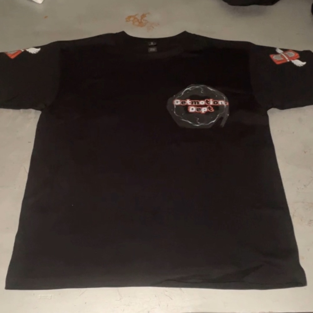 Gildan Black Short Sleeve Tee with Chest Logo